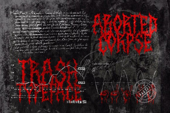 Aborted Corpse Metal: A Typeface of Pure Carnage