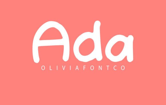 Ada: The Handwritten Font with a Romantic Touch