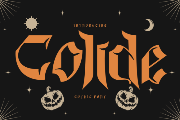 Colide: A Gothic Typeface with a Modern Edge