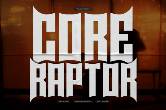 Core Raptor: The Edgy Gothic Font for Bold Branding