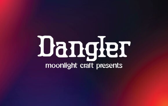 Dangler: A Creative Font for Modern Branding