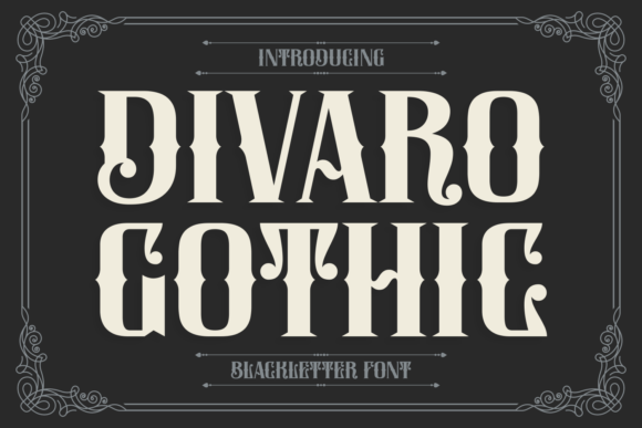 Divaro Gothic: A Timeless Typeface for Bold Projects