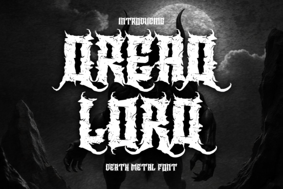 Dread Lord: Command Attention with Brutal Typography