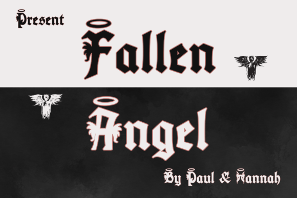 Fallen Angel: A Typeface for Bold, Dark, and Unforgettable Design
