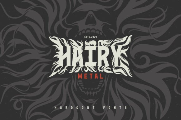 Hairy Metal: Unleash Aggressive Typography