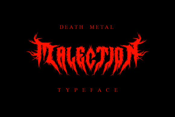 Malection: Unleashing the Brutal Energy of Underground Typography