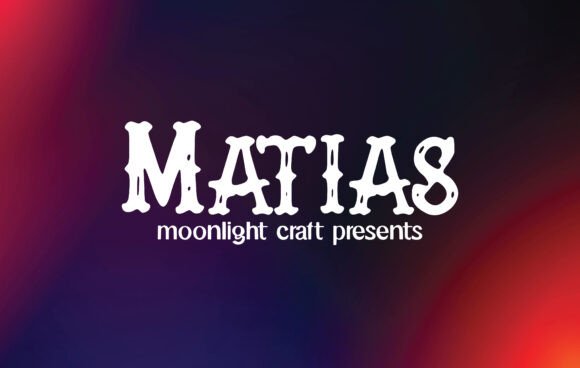 Matias: The Modern Serif Font Elevating Creative Projects