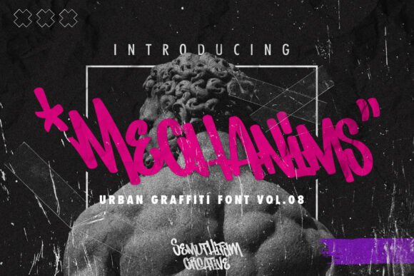 Mechanims: The Urban Graffiti Font for Bold Brands