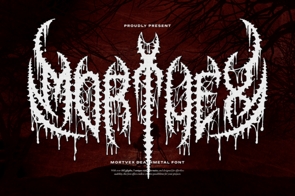Mortvex: The Death Metal Font for Edgy Branding
