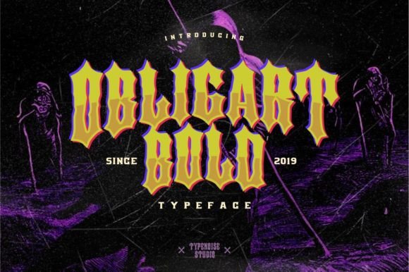 Obligart Bold: The Chicano-Inspired Typeface for Bold Designs