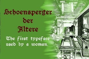 Schoensperger Der Altere: A Font Rooted in Printing History