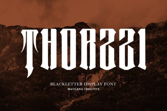 Thorzzi: Crafting Visual Impact with a Gothic-Flavored Typeface